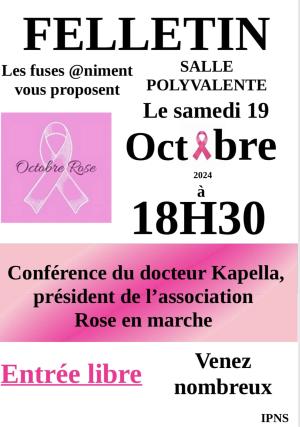 Conférence sur le cancer du sein à Felletin